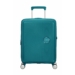 American Tourister Soundbox bővíthető Spinner bőrönd 55 fűzöld színben