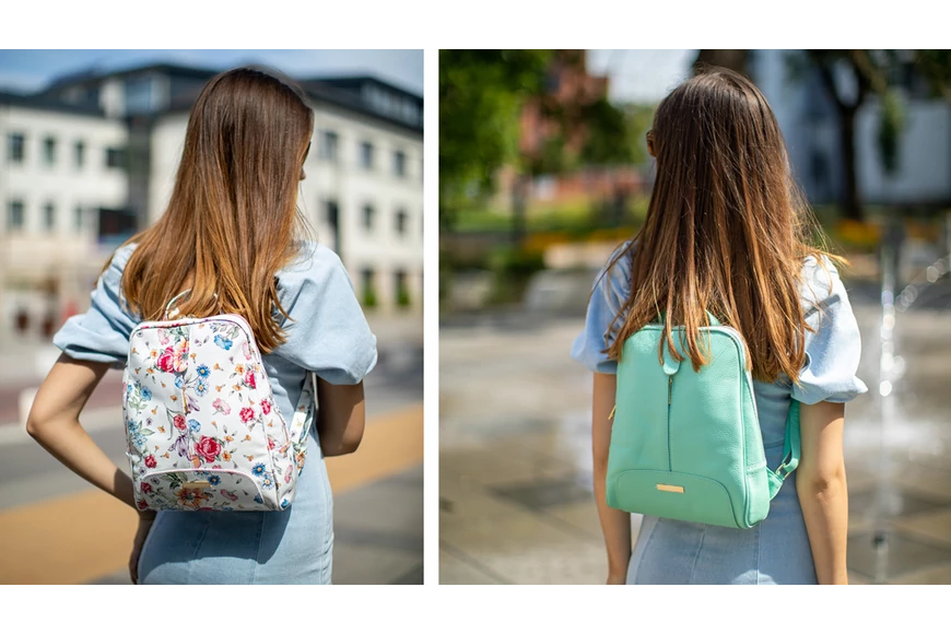 Kényelmes és praktikus: valódi bőr női hátizsák