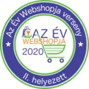 Az Év Webshopja verseny II. helyezett 2020